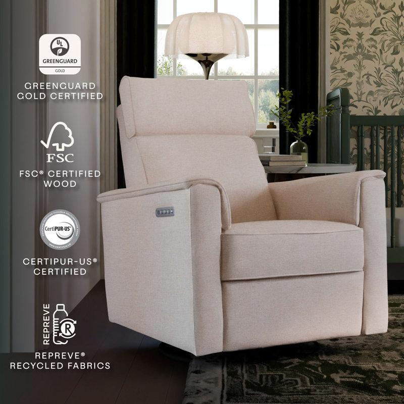 Willa Pro Power Recliner and Swivel Glider, Gray