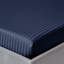 Microfiber Striped Fitted Sheet-114308448-114308449