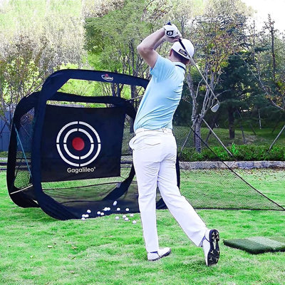 7'X7'x4' Popup Golf Net With Carrying Bag