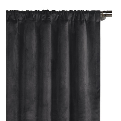 Nellis Plush Velvet Room Darkening Curtain