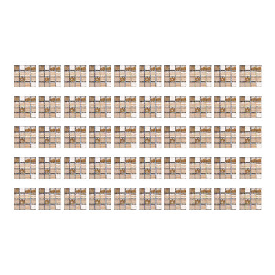 Autocollants muraux auto-adhésifs à carreaux de cristal