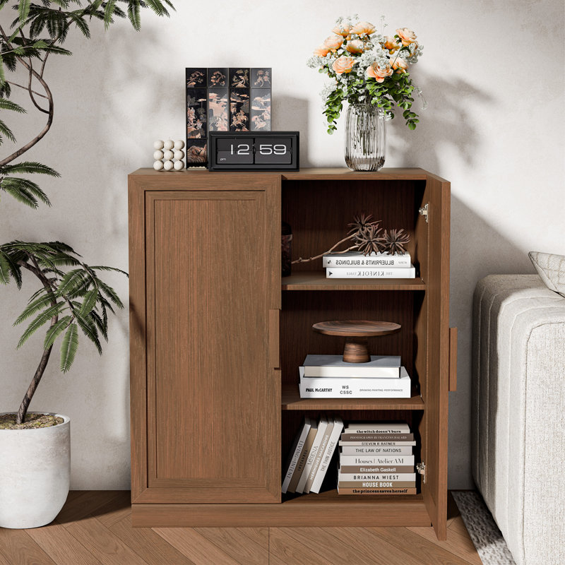 Gershwin Accent Storage Cabinet, 36" H x 31" W x 16" D, Walnut