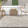 Aine Bordered Machine Washable Indoor/Outdoor Area Rug