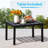 EROMMY Outdoor Iron Chaise Lounge Set-97842763