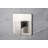 Icon Collection Shower Trim Only: 8" Square Rain Shower Head, Handle Set, & Rough-in Valve Included - Brushed Nickel 