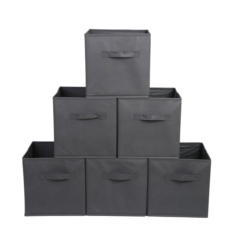 Bacs de rangement pliables, Gris