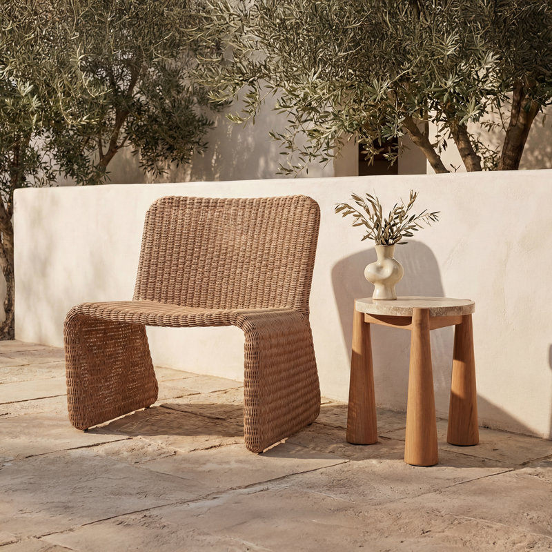 Pax Outdoor Teak Side Table
