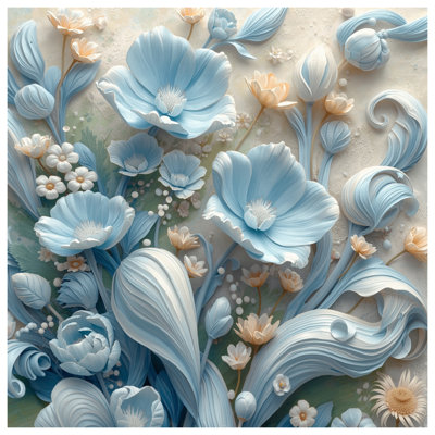 Housses de couette bleues et beiges