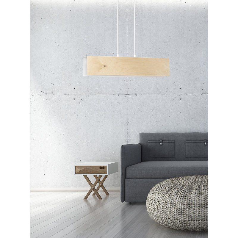 Ludivine 3 - Light Kitchen Island Pendant, White/Gold