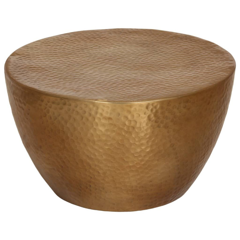 Jordy Enclosed Coffee Table, Brass