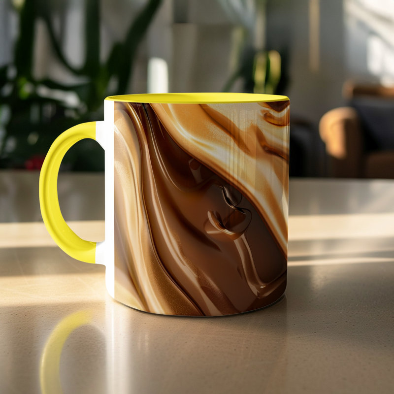 Ceramic Coffee Mug, Yellow
