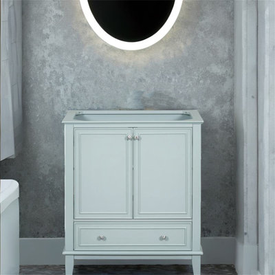 Base de meuble-lavabo simple 29,5 po seulement en vert