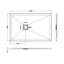 1200 x 800 mm Standard Shower Tray-70767101-70767120