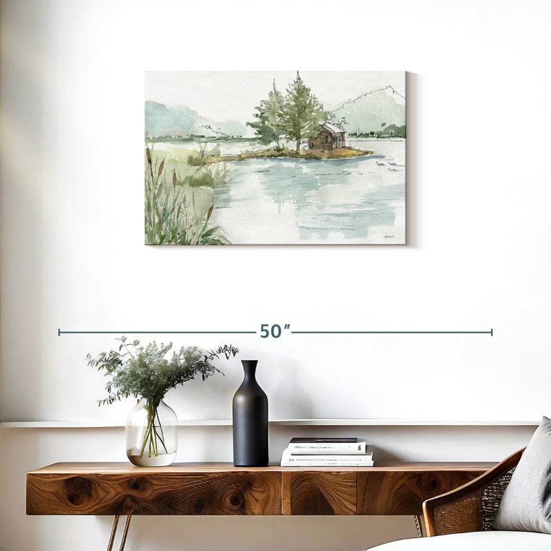 Alvord Serene Lake, 20" H x 30" W