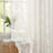 Retro Lace Curtains 84 Inches Long - Romantic Flowers And Branches Transparent Lace Curtains Suitable For Living Room French Door 1 Pair Rod Set, 52 X 84 Inches Ivory Color