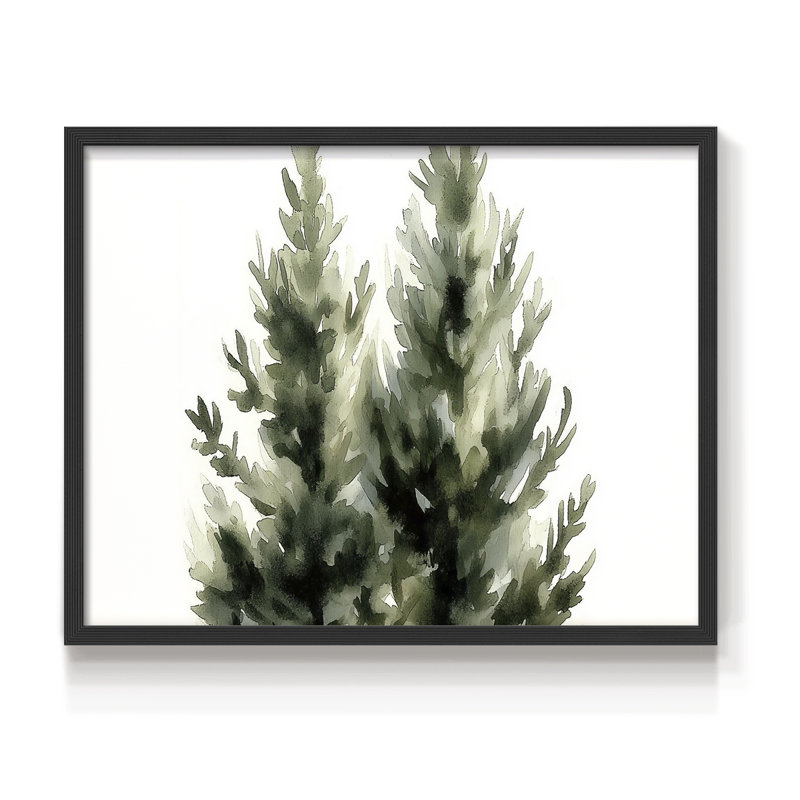 Art de Noël - XXV - reproduction encadrée - réarmable, H 8 po x l 10 po, Black