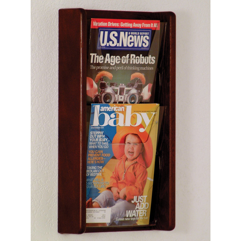 Magazine Rack, Mahogany