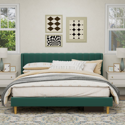 Upholstered Platform Bed Frame