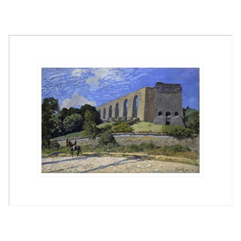 «Aqueduct at Marly» par Alfred Sisley, impression giclée sur cadre, H 13,09 po x l 16,75 po