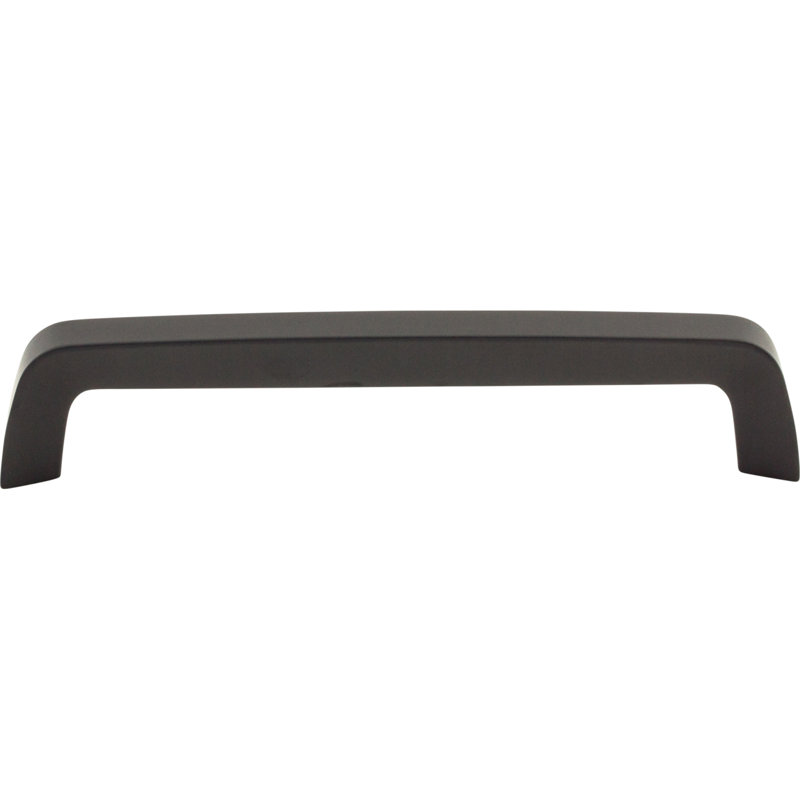 Tapered Bar Pull, Flat Black, 6 5/16" Center to Center