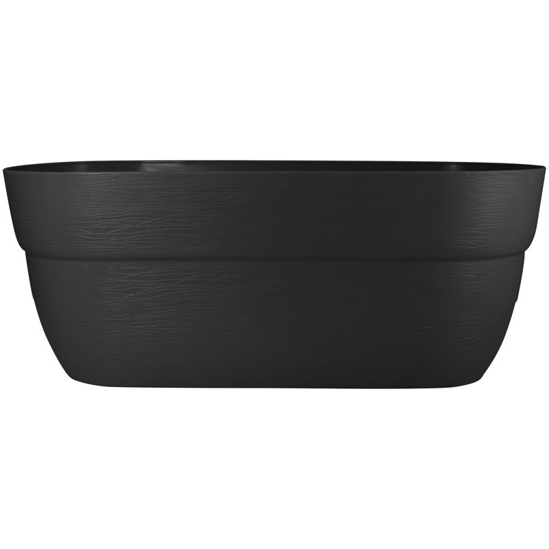 Dalisha Railing Planter, Charcoal