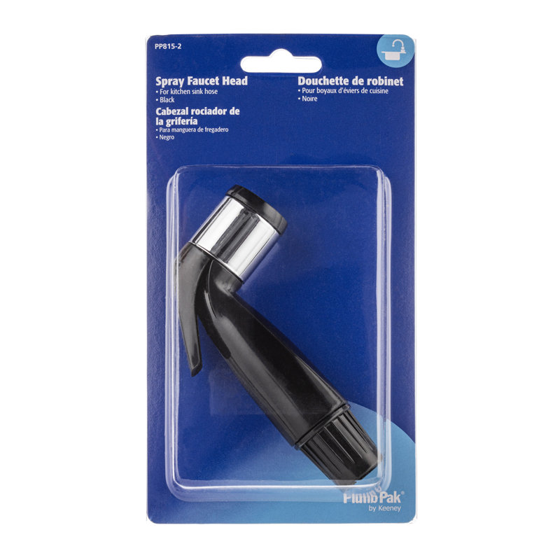 Kitchen Sink Replacement Side Sprayer, Black