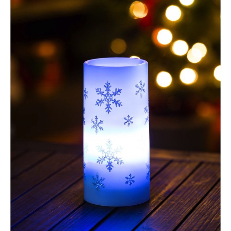Snowflake Pillar Table Décor
