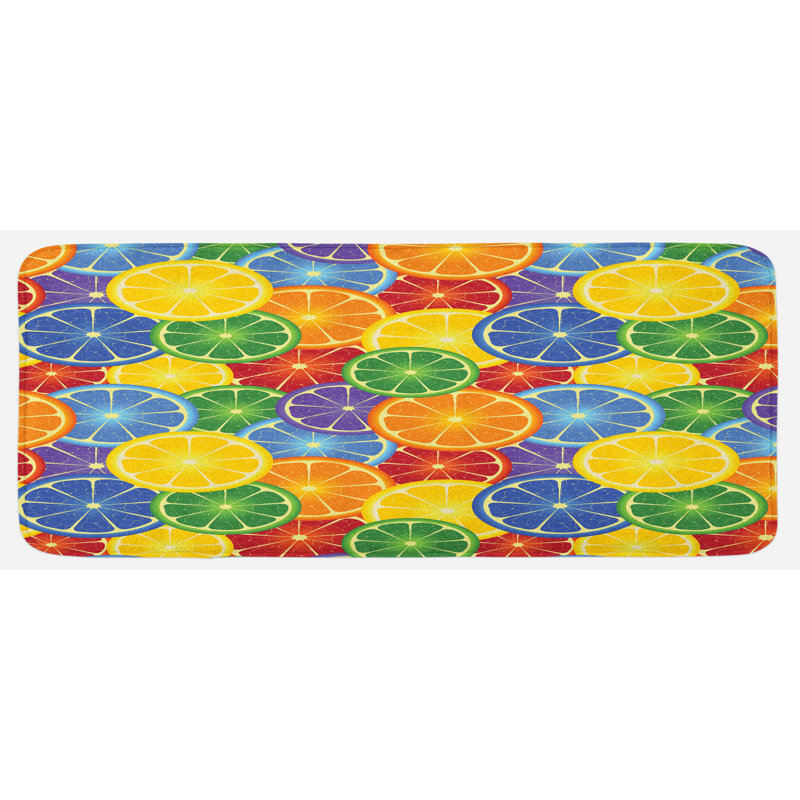 Tapis de cuisine abstrait