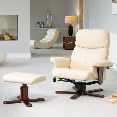 Yale 88cm Wide Swivel Ergonomic Recliner