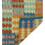 Tapis orange Caedan-Jay Kilim Madiana