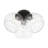 Gamby Glass Semi Flush Mount-840384254