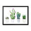 «Cactus Succulent Aloe Vera Home Plants In The Pots», reproduction d'art sur toile-59623977-59623978