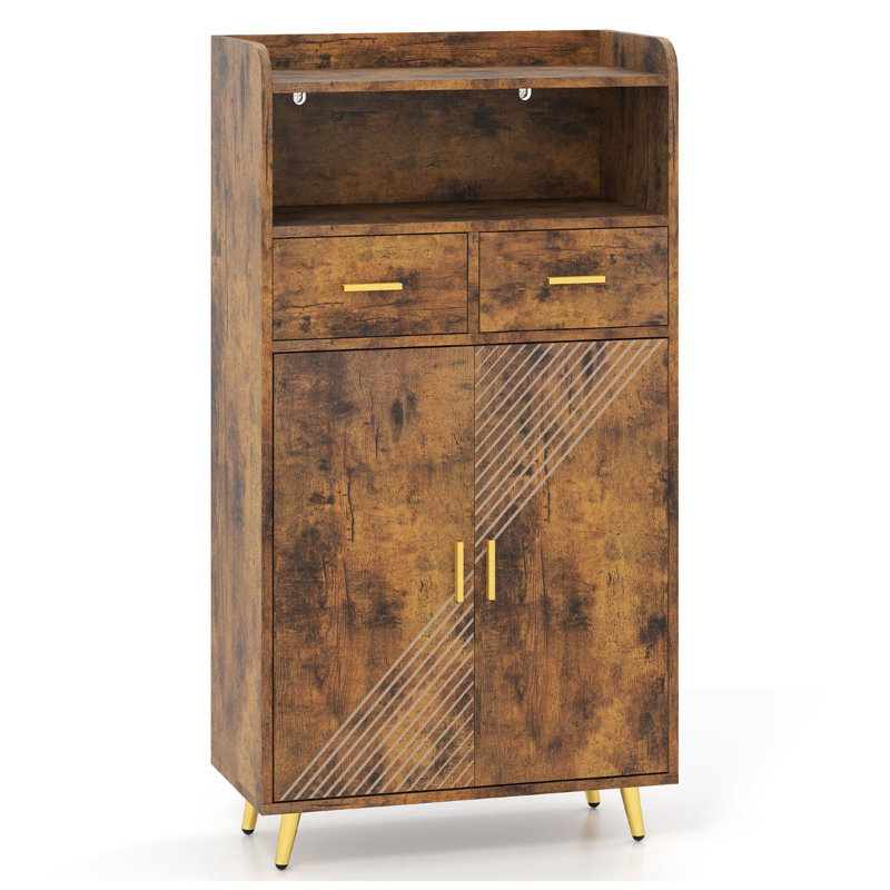 60cm Sideboard, Brown