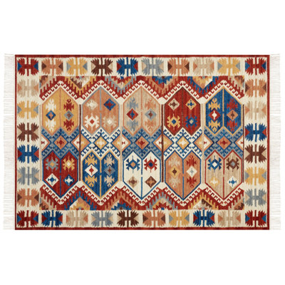 Bhismpal Southwestern Wool Hand Woven Area Rug