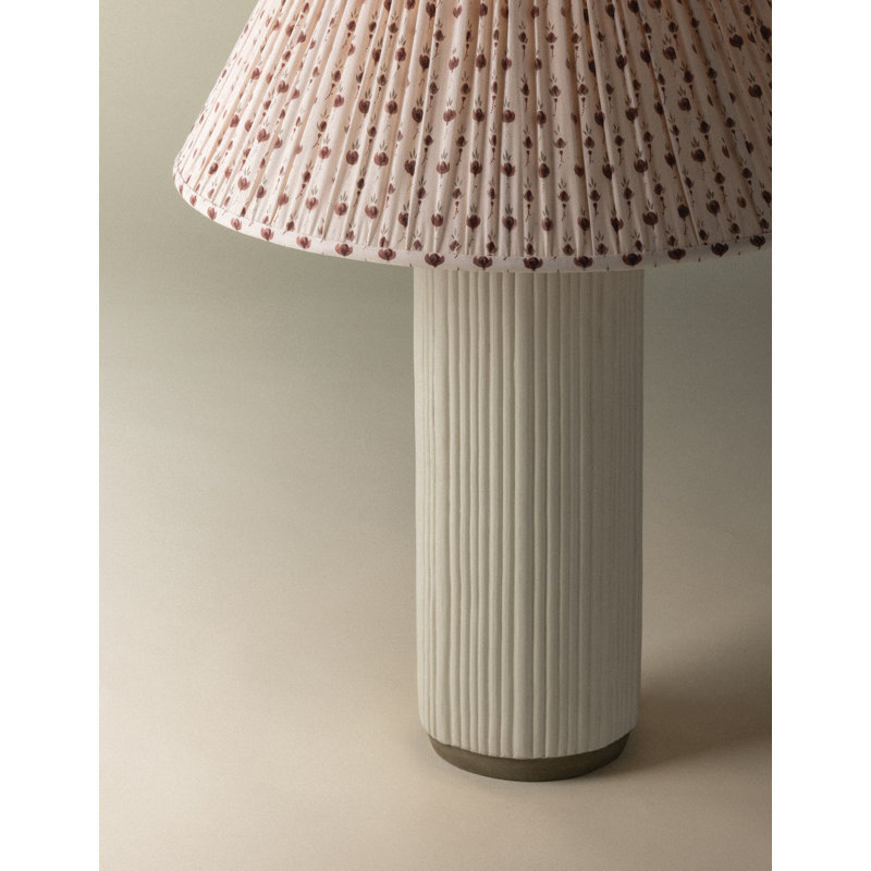 Crestwood Table Lamp With Primrose Red Shade