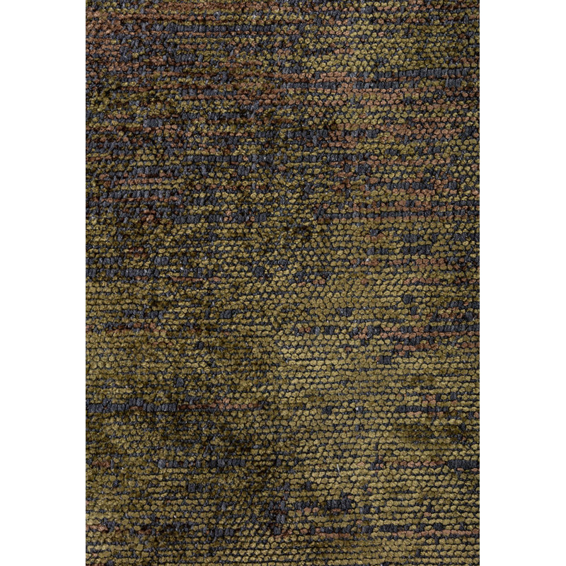 Alysse Abstract Hand Loom Indoor / Outdoor Area Rug, Rectangle 6'6" x 9'10"