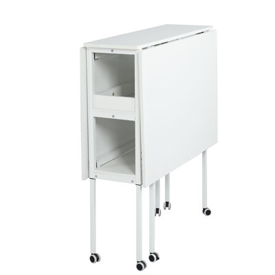 58 x 36 Height Adjustable Foldable Craft Table with Wheels