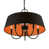 Black/Orange