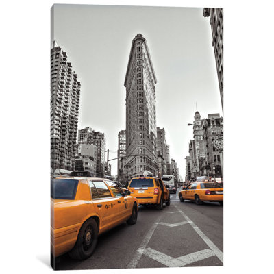 « new york taxis », reproduction de photo sur toile