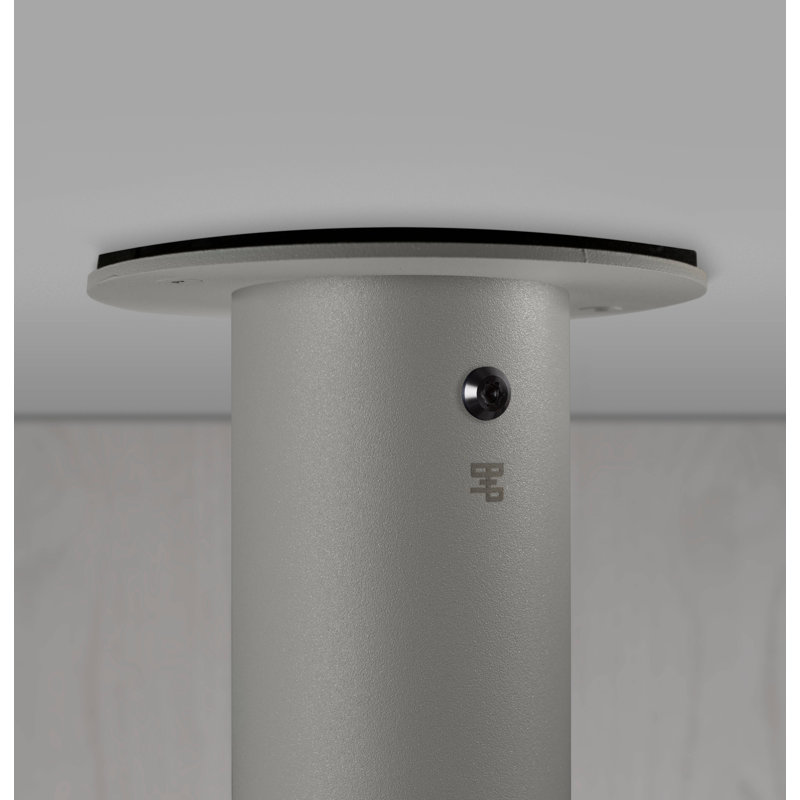 Polycarbonate Flush Mount, Gun Metal, Stone