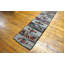 Tapis de couloir gris gris