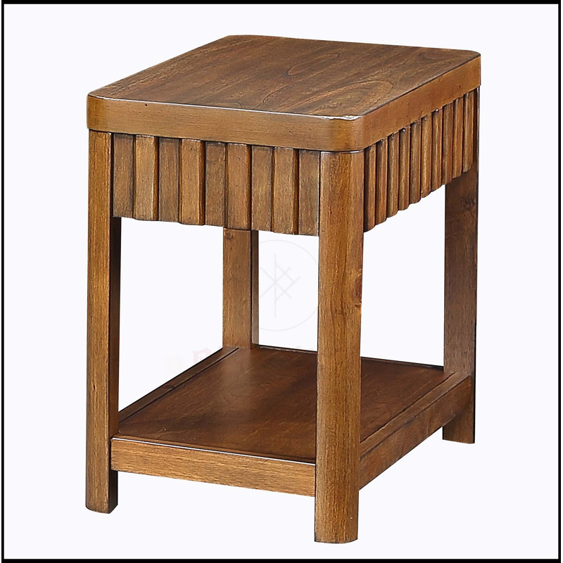 Rectangular Living Room Coffee Table Set, 3-Piece, Walnut
