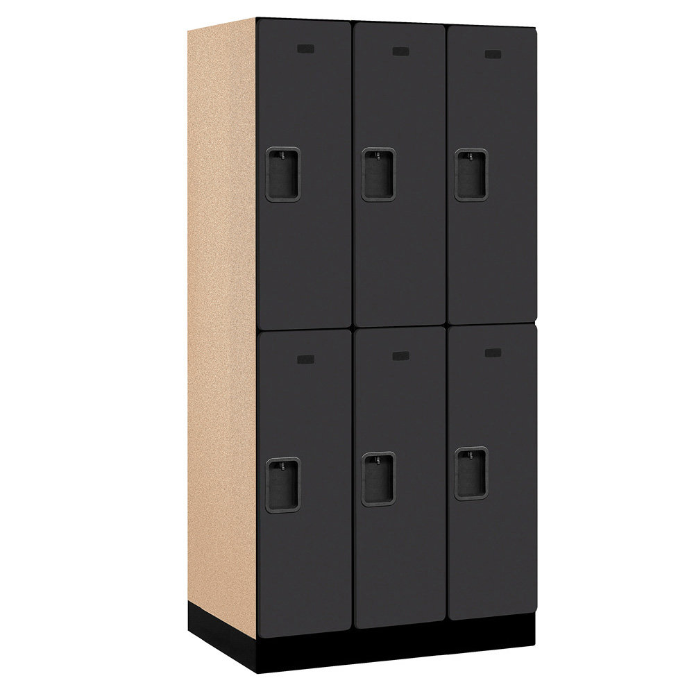 Manufactured Wood 2 - Tier 36'' Gym Locker with Padlock Salsbury Industries 