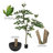 Potted Artificial Green Nandina Tree.-20583806