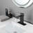 Single Handle Bathroom Vanity Sink Faucet with Waterfall Spout-115827299