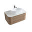 Meuble-lavabo cannelé avec armoire de rangement et tiroirs 36 po Avalon-133010683