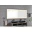 Miroir de salle de bain 72 "x 30" à DEL avec façade et rétroéclairage