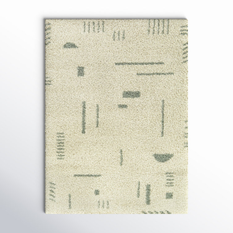 Morin Geometric Shag Area Rug