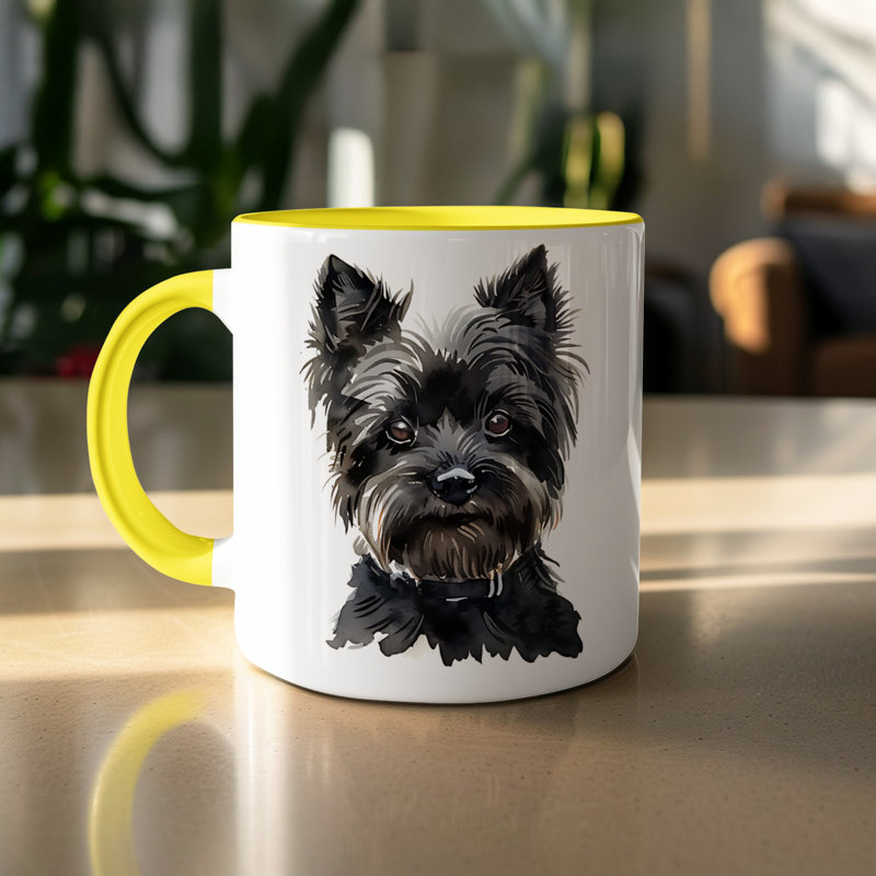 Mug, 1, Yellow