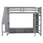 Lit mezzanine en bois avec bureau Wood-1798926957